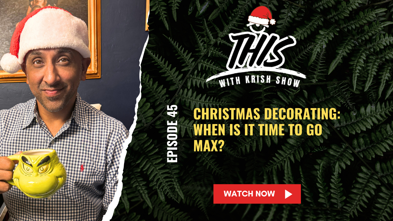 Christmas decorating with multiple Christmas trees and festive home setup