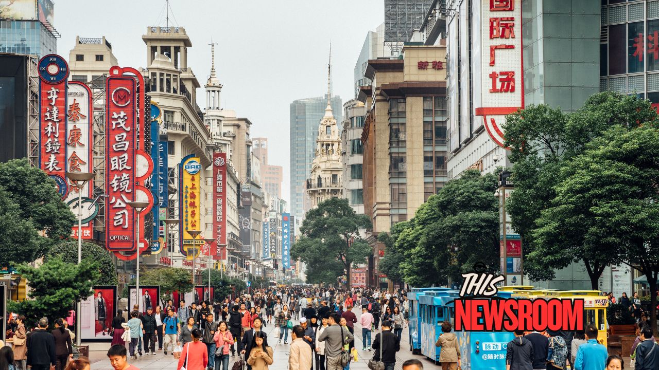 China population growth rate decline shown in 2025 demographic data