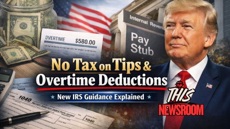 IRS guidance on no tax on tips and overtime deductions under Trump policy
