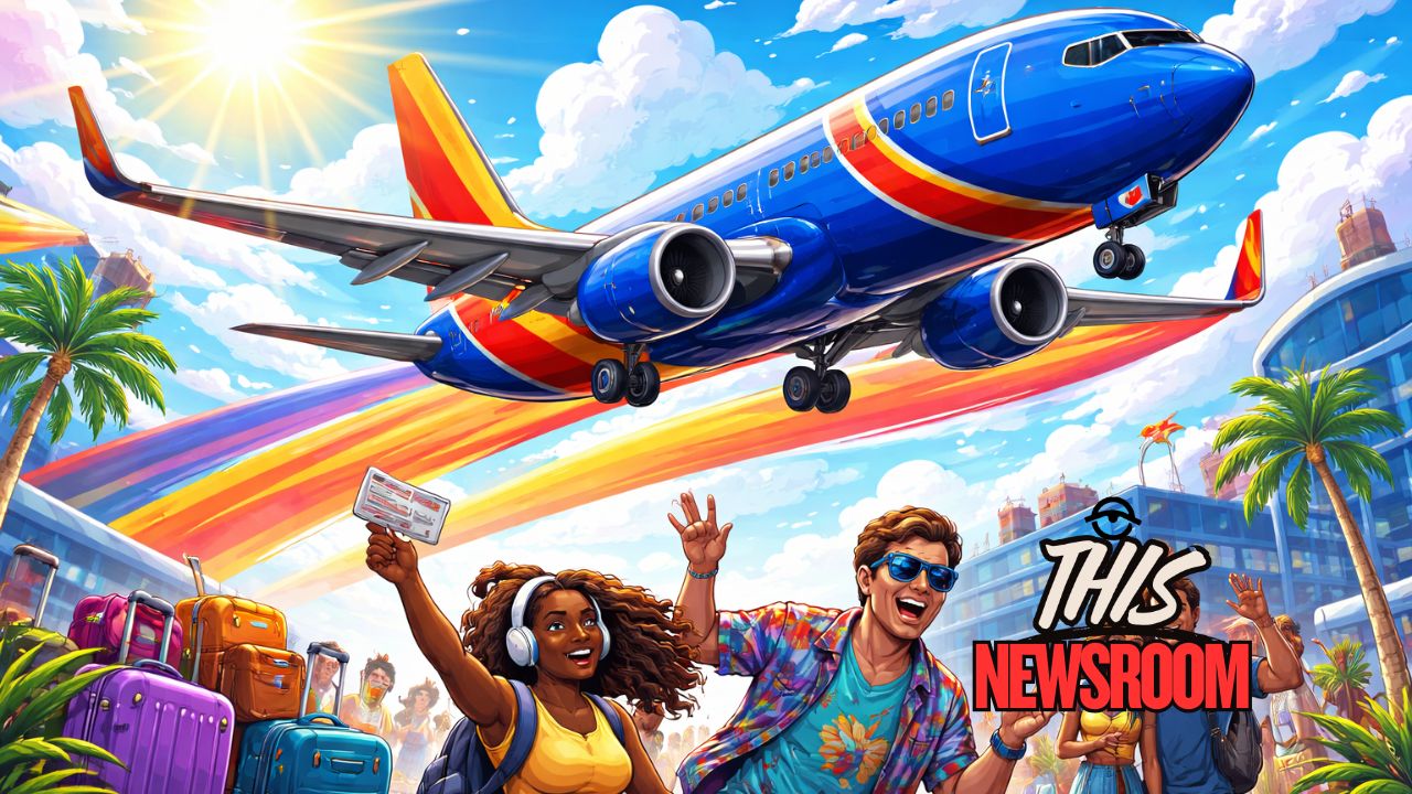 Southwest Airlines aircraft representing brand and strategy changes impacting loyal travelers