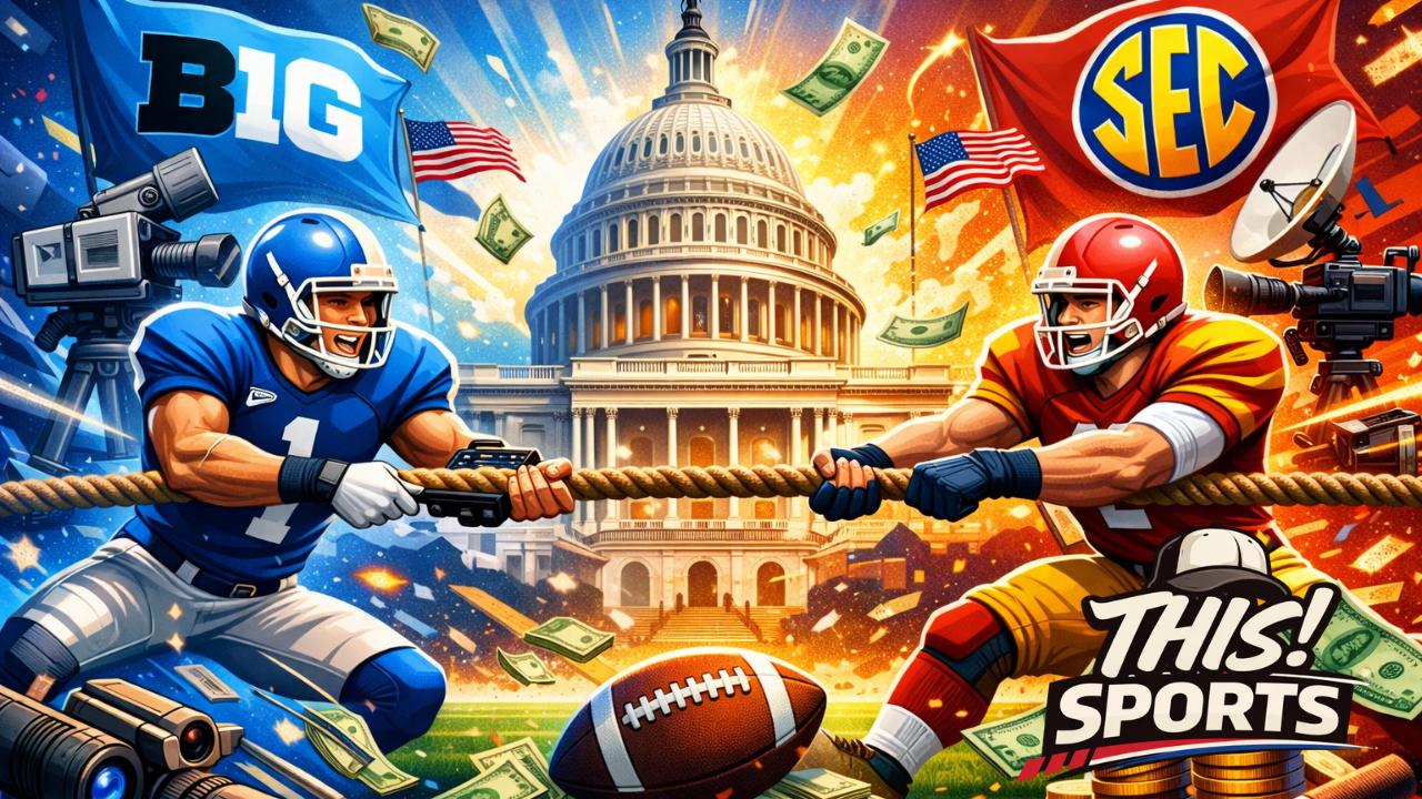 The Big Ten and SEC urge Congress to reject a proposal to consolidate FBS media rights, arguing market-driven deals outperform federal oversight.