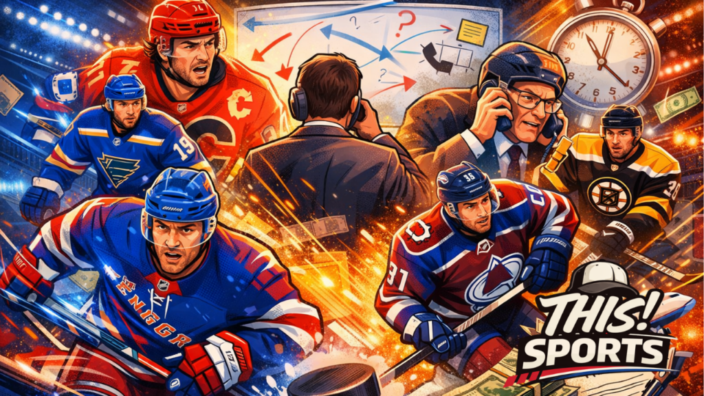 The NHL trade deadline heats up as contenders chase Stanley Cup dreams and struggling teams decide whether to sell or surge.
