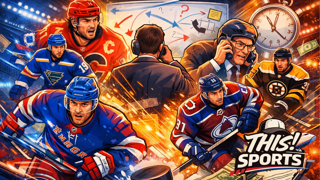 The NHL trade deadline heats up as contenders chase Stanley Cup dreams and struggling teams decide whether to sell or surge.