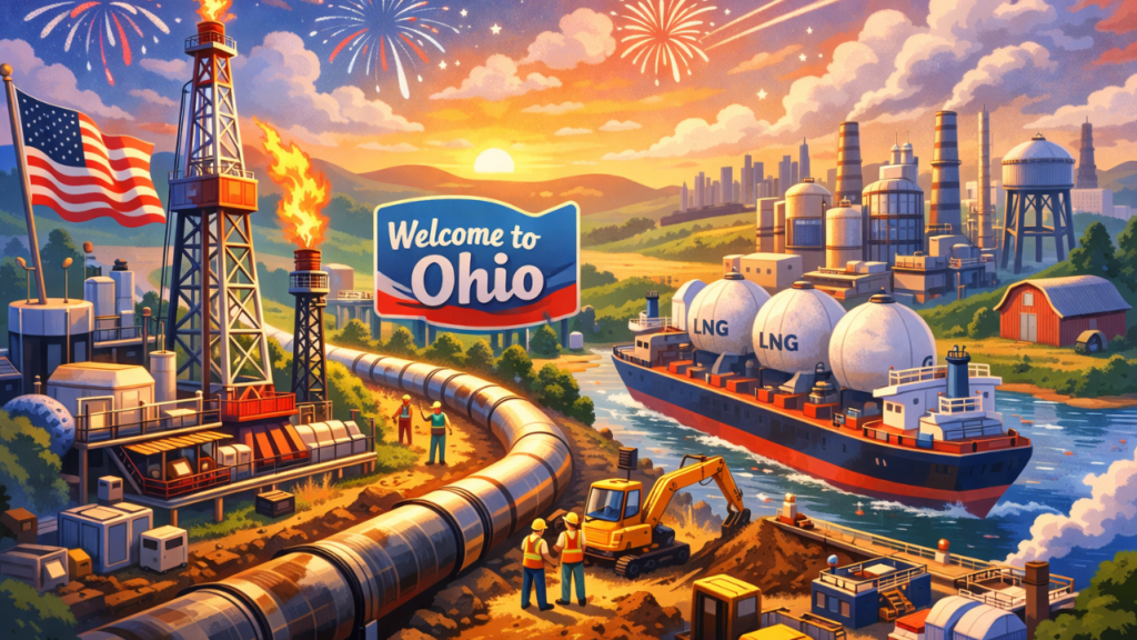 Trump backs a $33B Ohio natural gas project promising jobs and energy dominance. Here’s what it means for Ohio, LNG exports, and U.S. energy policy.