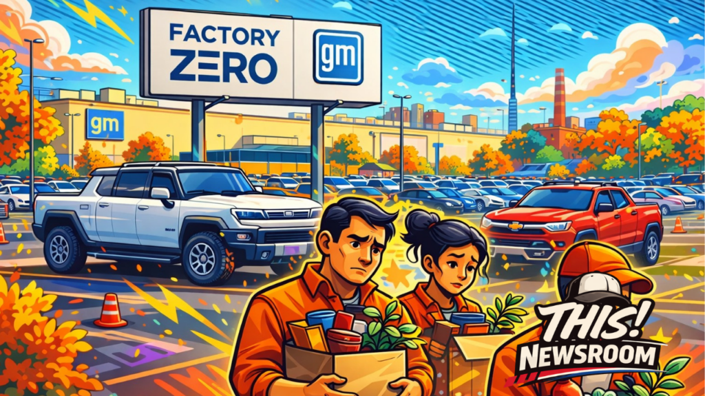 GM Lays Off 1,300 Workers at Factory ZERO EV Plant in Detroit