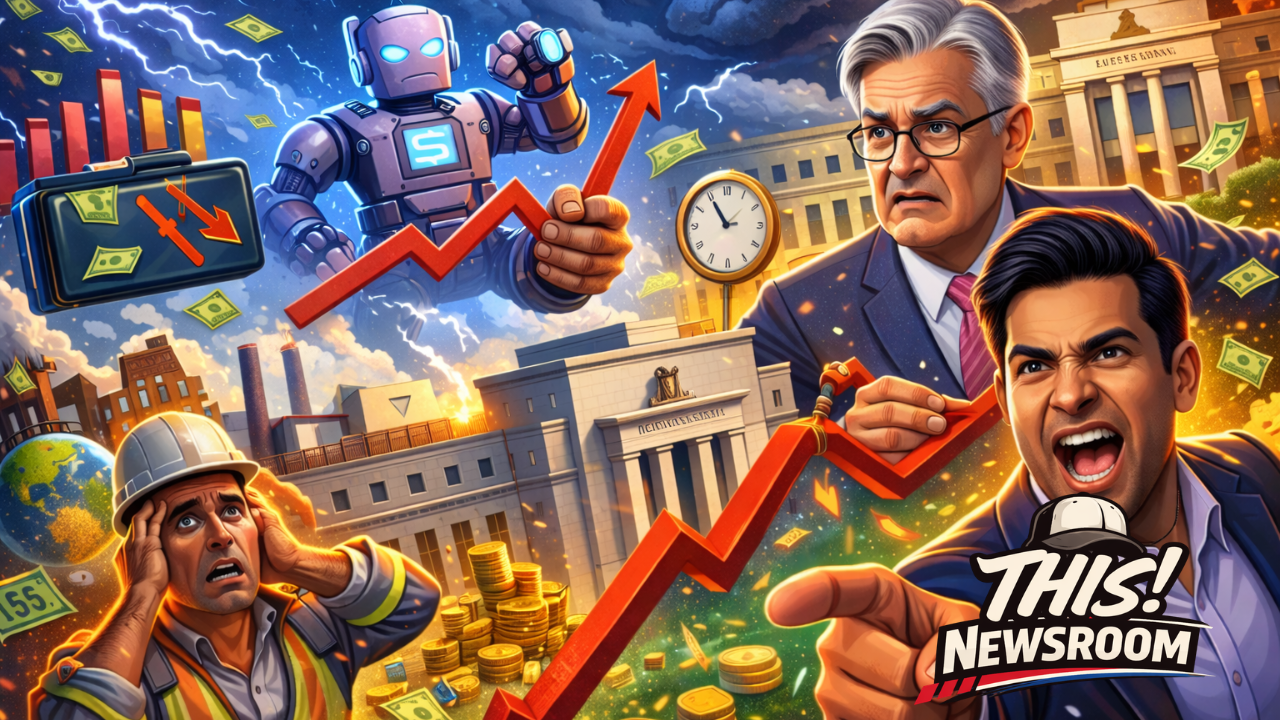 Unexpected job losses across tech, finance, and manufacturing are raising new concerns about stagflation as the Federal Reserve balances inflation, economic slowdown, and unemployment.