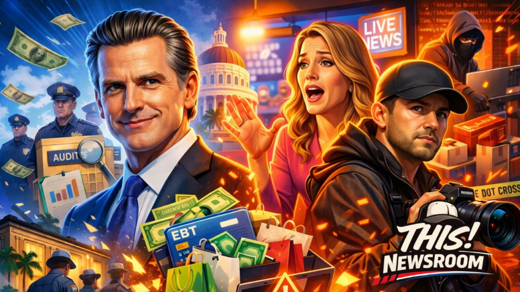 California, Gavin Newsom, Nick Shirley, Fraud Investigation, Politics, Retail Theft, EBT Fraud, Government Accountability, Breaking News, US Politics