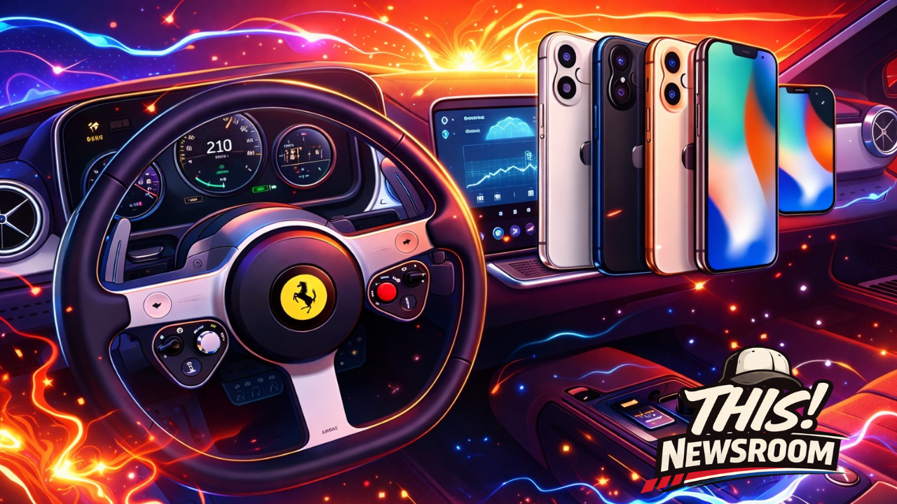 Ferrari Electric Car Interior Designed by Jony Ive