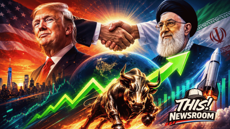 Dow Surges 600 Points on U.S.-Iran Peace Deal as SpaceX Continues Historic Market Rally