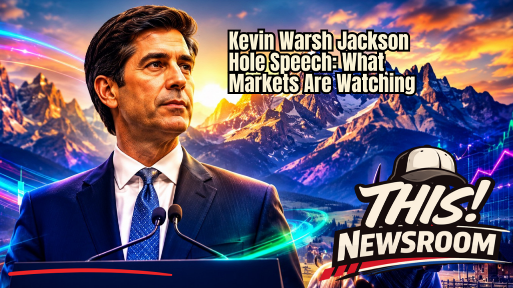 Federal Reserve Chair Kevin Warsh takes center stage at Jackson Hole as financial markets look for clues about inflation and interest rates.