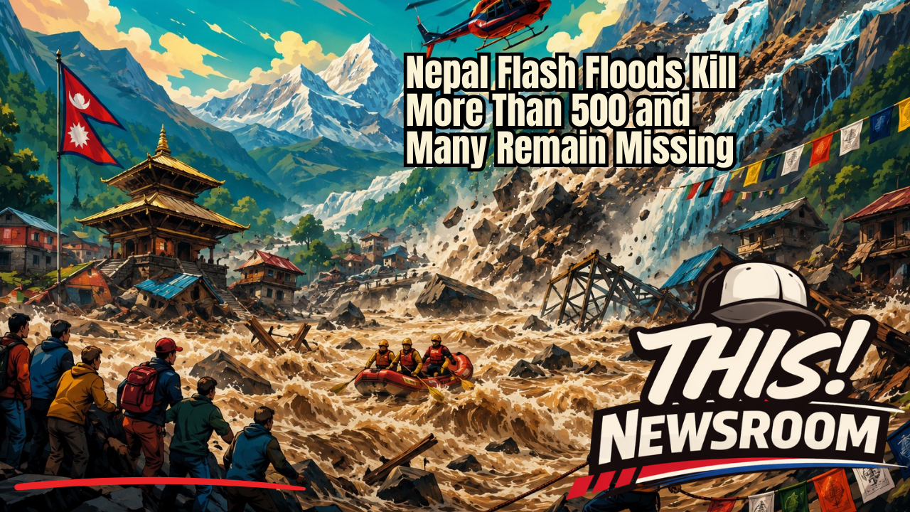 Rescue operations continue following catastrophic flash flooding across Nepal's Himalayan region.