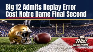 Big 12 clock error at a packed BYU stadium after the Notre Dame game ended with one second wrongly removed