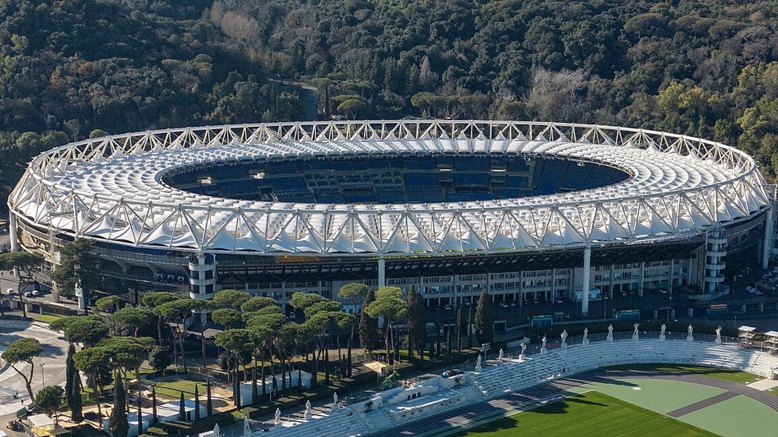 Stadio Olimpico in Rome, the stadium where Real Madrid beat Roma 4-3