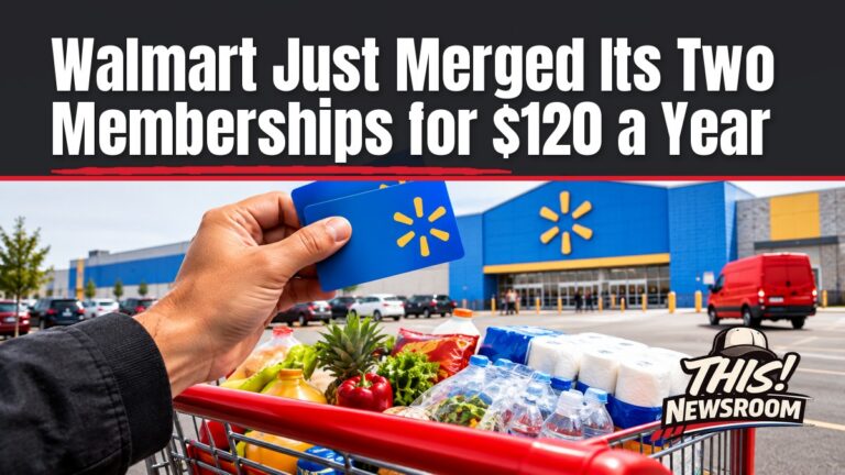 Shoppers loading groceries from a Walmart cart into a car, showing the new Walmart membership bundle in action